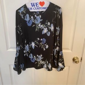 Vince Camuto Floral Blouse